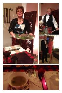 Burns night celebrations.