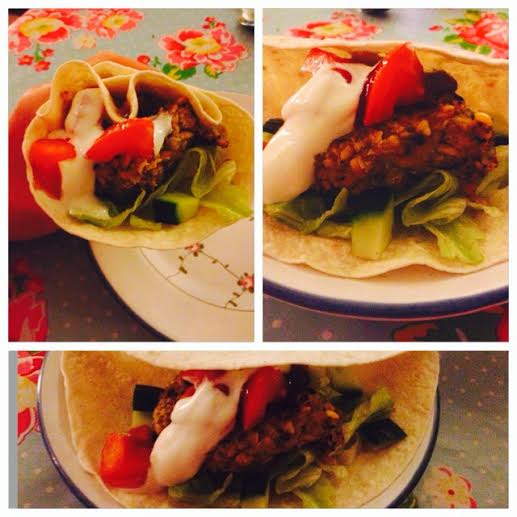 Mushroom and chickpea burgers