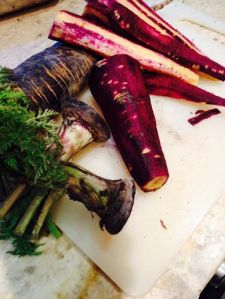 purple carrots